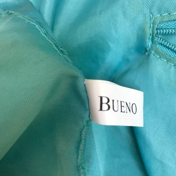 BUENO COLLECTION VINTAGE BRIGHT YELLOW TEXTURED 23" WEEKENDER OVERNIGHT TOTE BAG - Picture 2 of 16